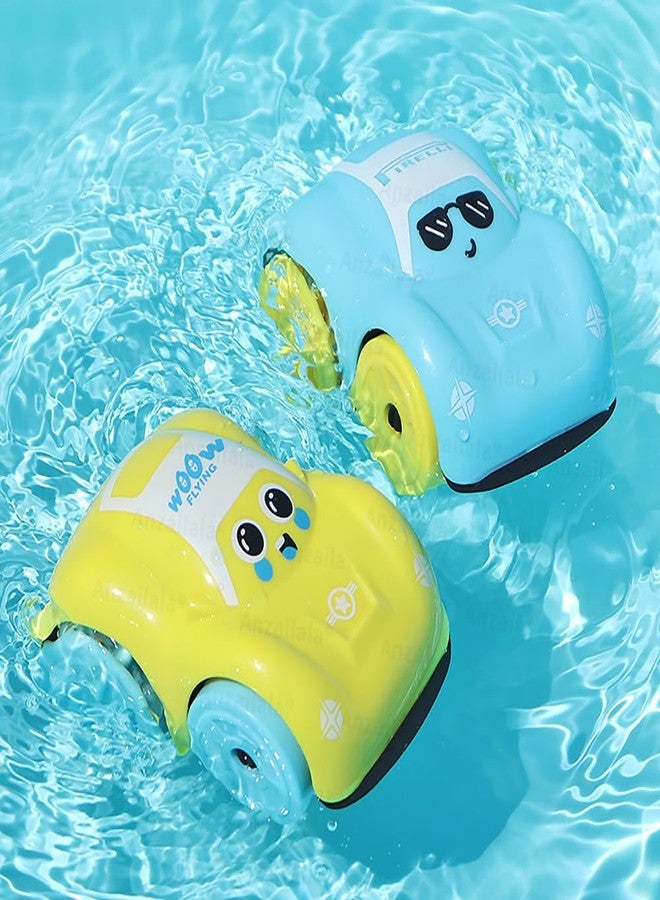 ANZAILALA Bath Toys Water Toys Bath Swimming Car Baby Bath Toys Wind Up Water Floating Toys Bathtub Water Toys(1 pc ,Random Color) - Image 1